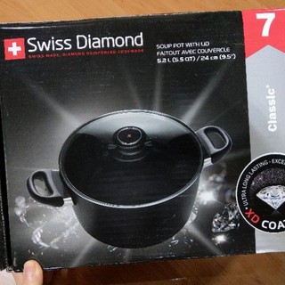 Swiss Diamond HD 瑞士鑽石鍋 24CM 雙耳深湯鍋