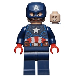 ［想樂］『人偶』全新 樂高 Lego SH686 超級英雄 美國隊長 (76168)