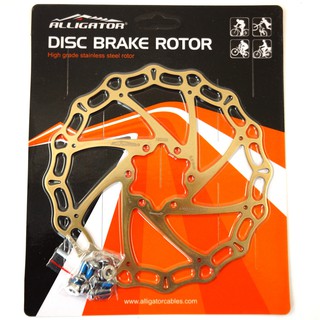 Alligator Crown 登山車公路車不鏽鋼鈦金碟盤 自行車碟片160/180/203 Brake Rotor