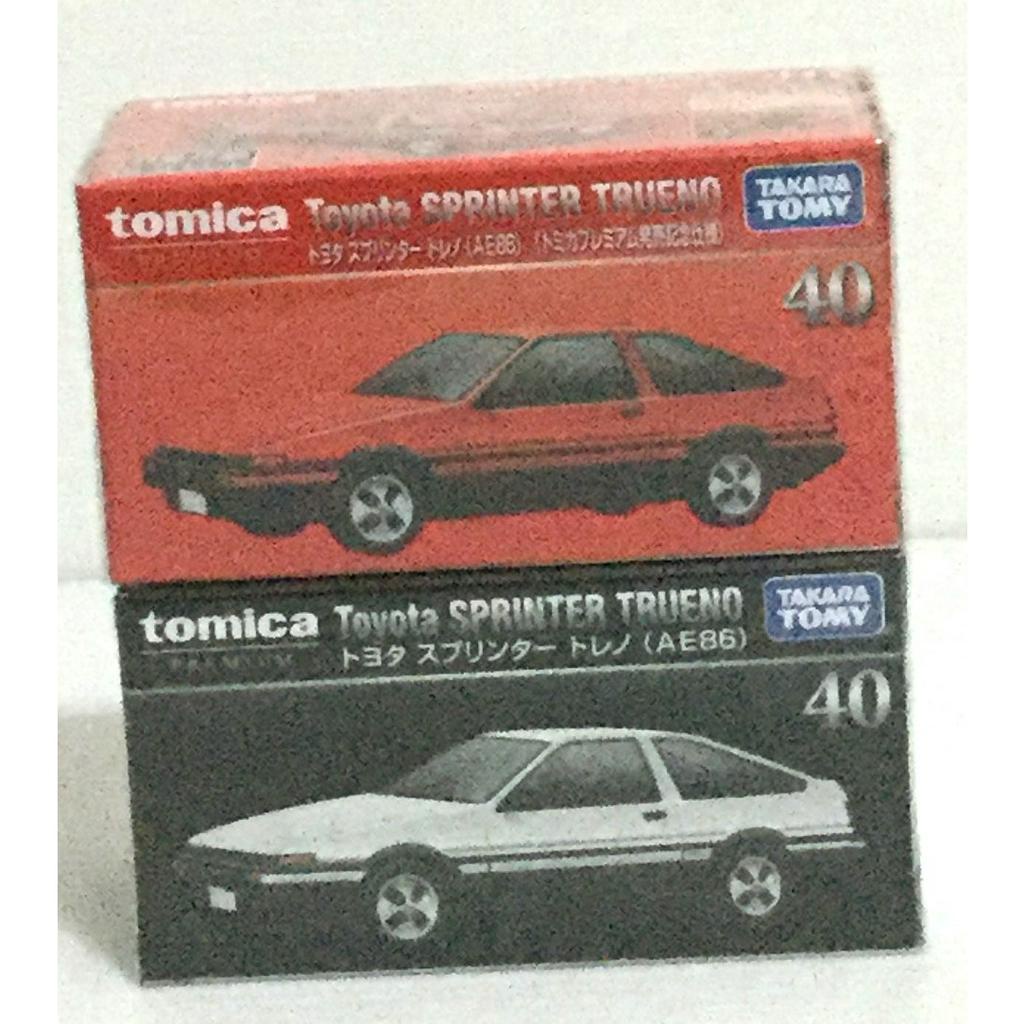 現貨正版TAKARA TOMY Tomica多美小汽車PREMIUM 40豐田Sprinter Trueno（AE86）