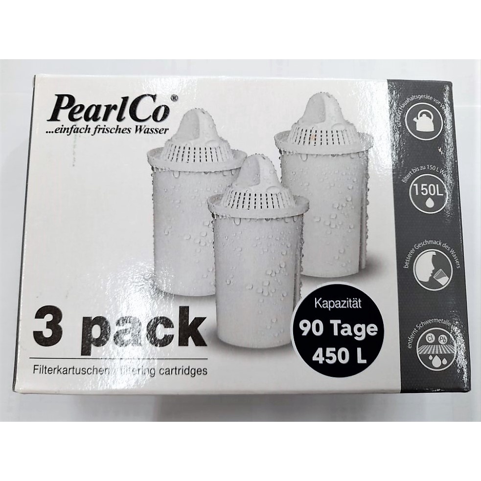 100%德國原廠 Pearlco 波爾德 適用brita classic直立 長效淨水專用濾芯/濾心