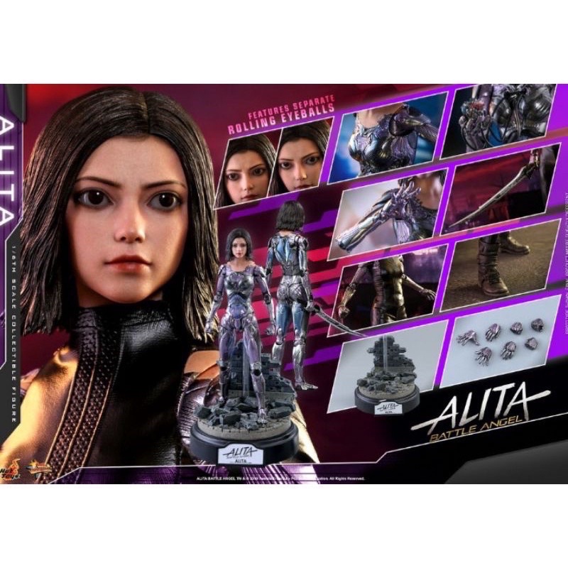 ‼️24H出貨‼️Hottoys mms520 艾莉塔 戰鬥天使 ALITA 凱麗 羅莎 薩拉查