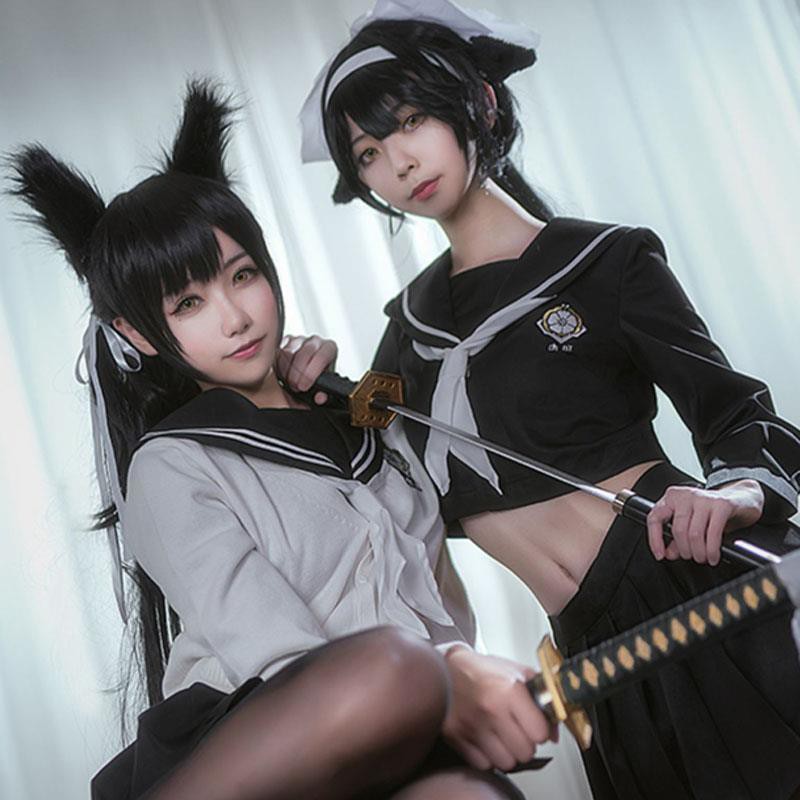 Cosplay服裝女碧藍航線犬獒高雄愛宕cos制服女裝全套 2to3次元魔法工廠 蝦皮購物