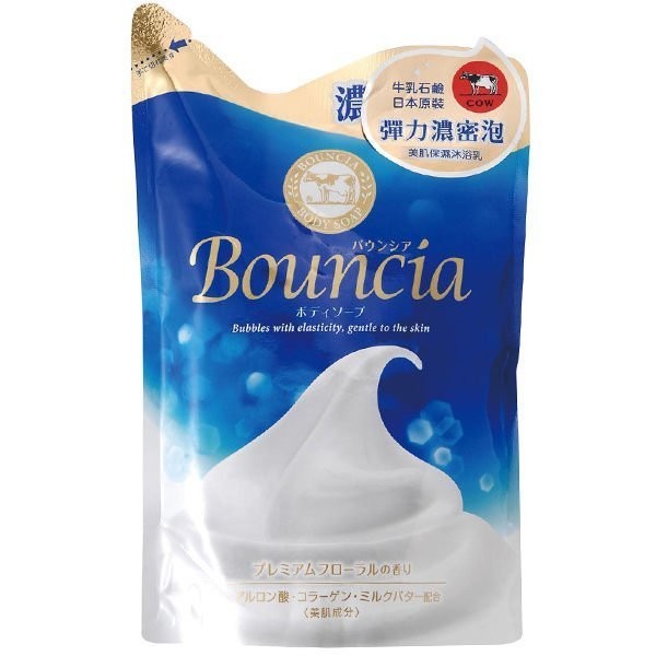 日本COW 牛乳石鹼 美肌膠原牛奶保濕沐浴乳 (優雅花香型) 補充包