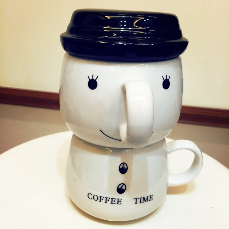 可愛雪人咖啡濾杯組