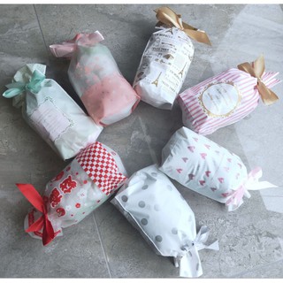 【台灣 現貨】包裝袋 禮物袋 糖果袋 束口禮物袋 喜糖袋 餅乾分裝袋 包裝袋 束口袋 防水 #5