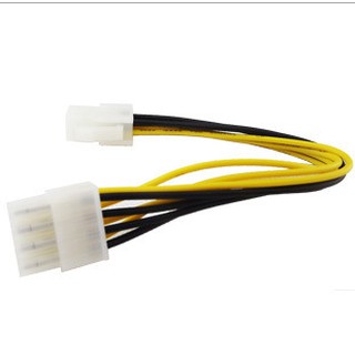 【臺灣當日發貨內附發票】【電子線材／CPU電源線】4pin 轉 8pin CPU延長供電線 4P轉8P 15cm