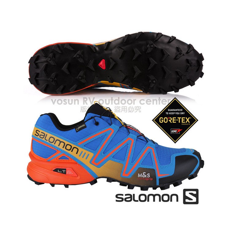 【索羅門 SALOMON】US11零碼出清》男款SPEEDCROSS 3 GTX 防水透氣越野運動鞋 370967