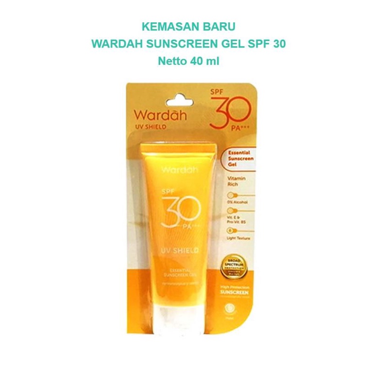 Wardah Sunscreen Gel spf UV Shield