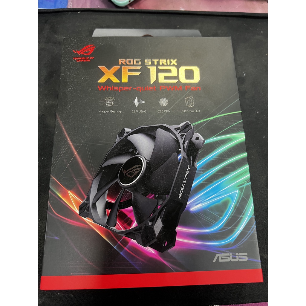 ASUS華碩 ROG STRIX XF120 磁懸浮軸承/PWM/1800RPM/抗震襯墊/風扇