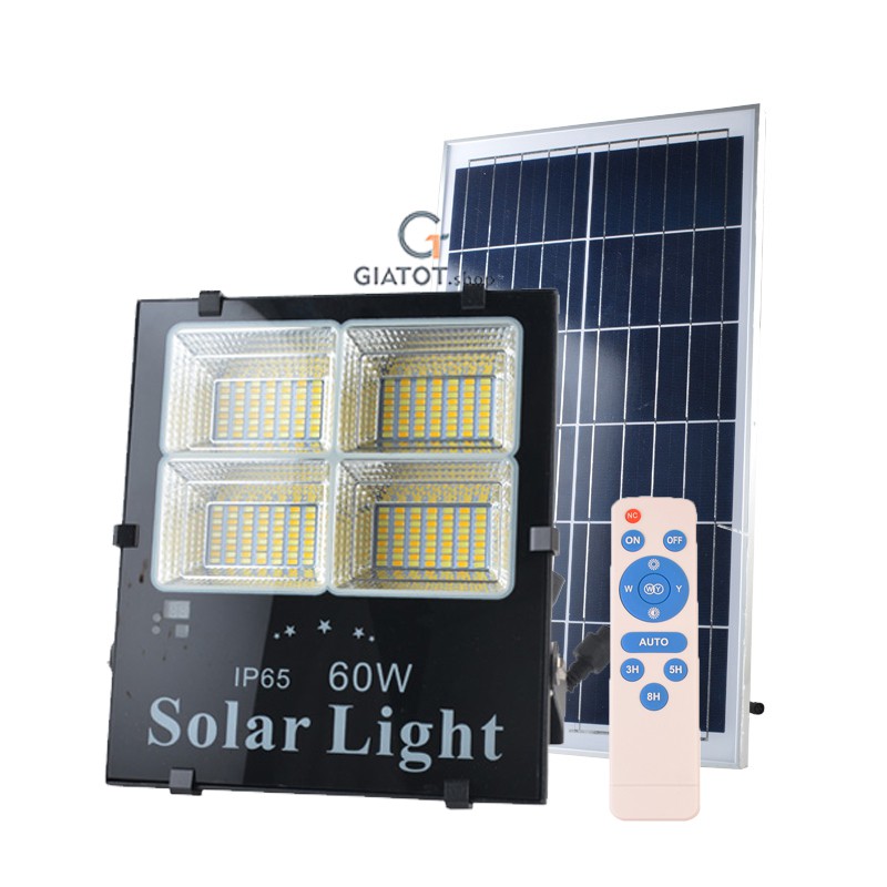 太陽能燈 60W 太陽能燈太陽能 LED 燈帶正品 IP65 防水標準控制