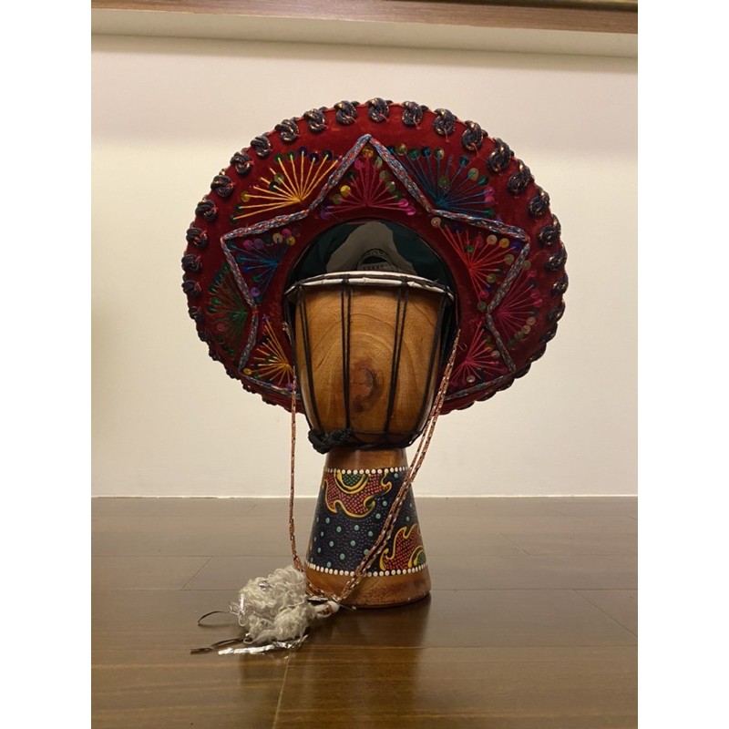 墨西哥製造🇲🇽正宗傳統墨西哥手工刺繡天鵝絨大帽子（大小尺寸）
