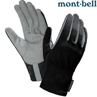 Mont-Bell Cool Gloves 女款 排汗快乾防曬手套 1118312 BK 黑
