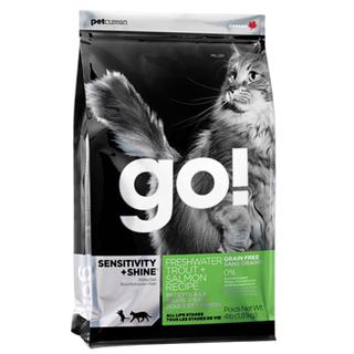 Go! 80%淡水鱒魚無穀貓糧16磅