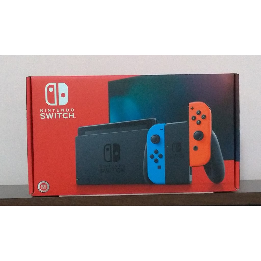 【NS】任天堂 Nintendo Switch 台灣公司貨 全新電力加強版主機【電光紅/藍】