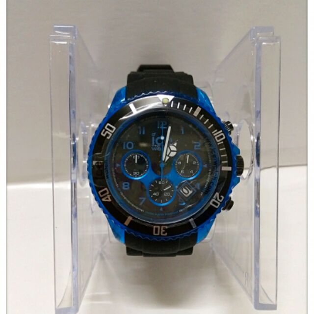 *降價*Ice-Watch 電流系列 閃電三眼計時手錶--藍色/53mm