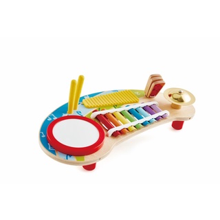 【德國Hape】五合一動感樂隊 學齡前兒童安全音樂玩具