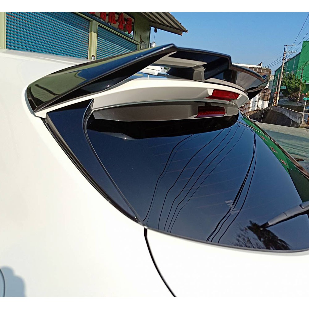 Toyota 豐田 Auris 空力套件 尾翼 擾流板 後擾流 ABS材質 亮黑