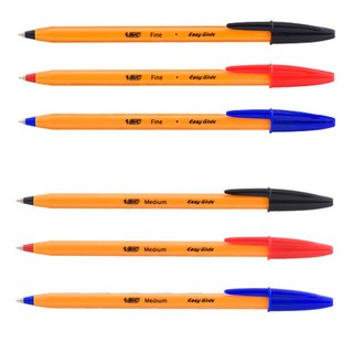 【醬包媽】Bic Easy Glide 經典 六角橘桿 0.7mm / 1.0mm 原子筆