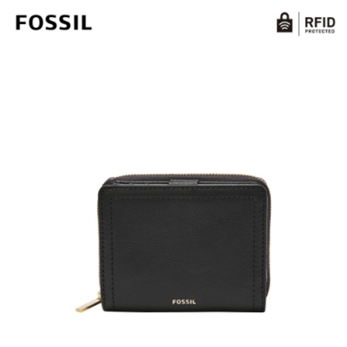 FOSSIL LOGAN RFID 迷你多功能短夾-黑色 SL7923001