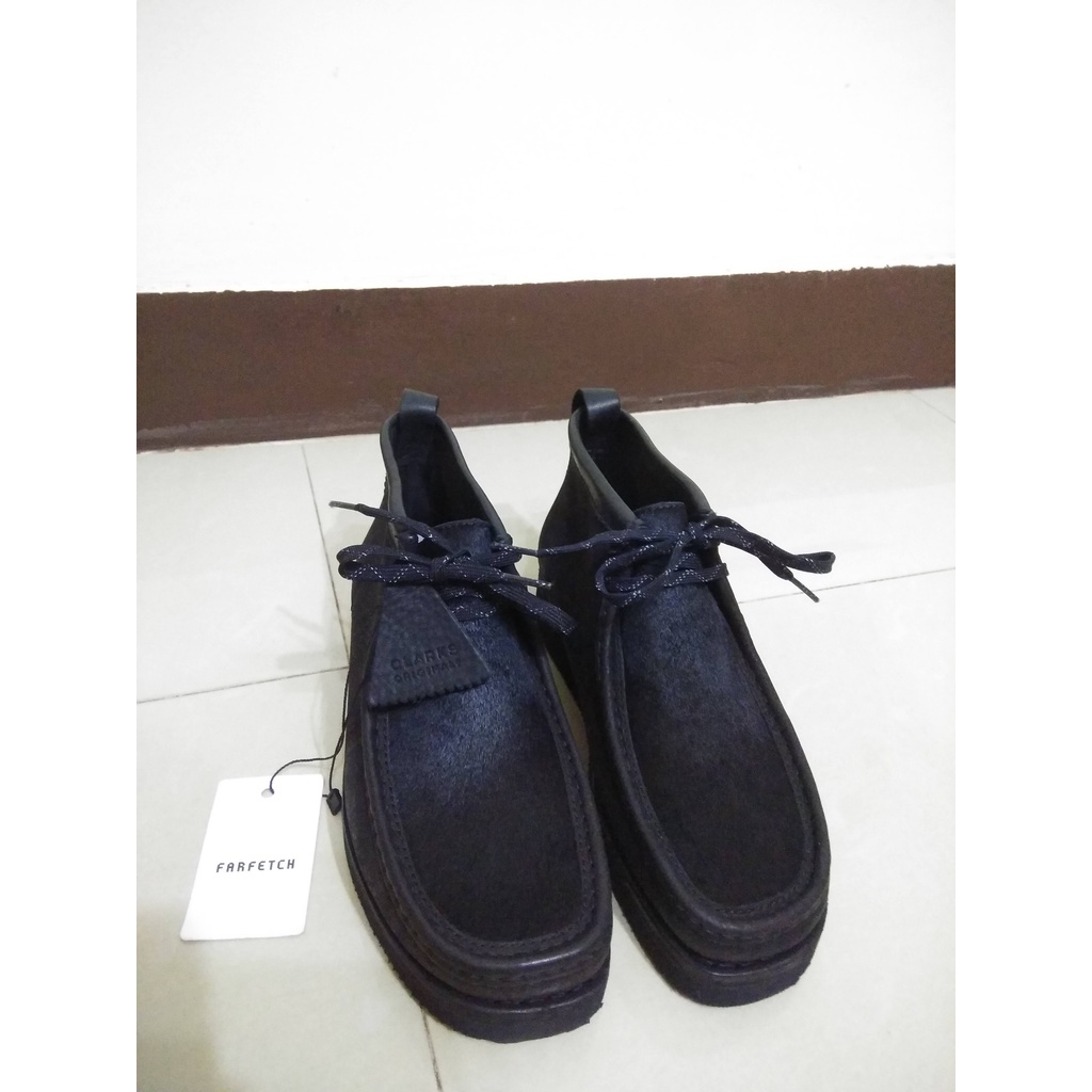 新品 英國 克拉克 Clarks Wallabee 真皮 馬毛 Vibram 鞋底 袋鼠鞋 袋鼠靴