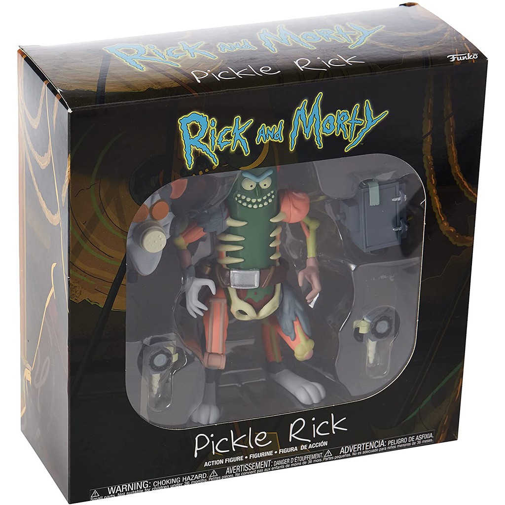 Rick and Morty 瑞克和莫蒂 Pickle Rick 酸黃瓜瑞克 模型 公仔 funko HACKEN07