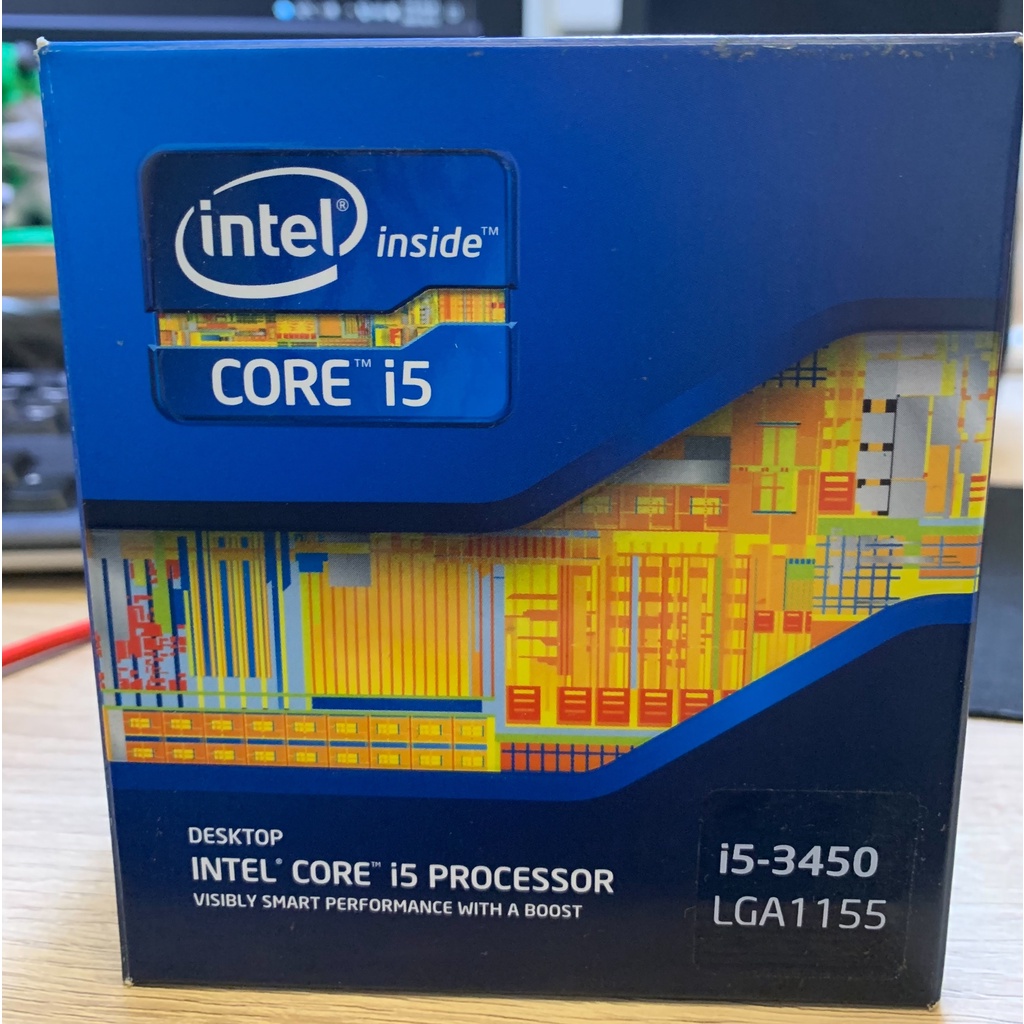 英特爾 Intel ® Core™ i5-3450 處理器 CPU 1155腳位 二手盒裝原廠風扇