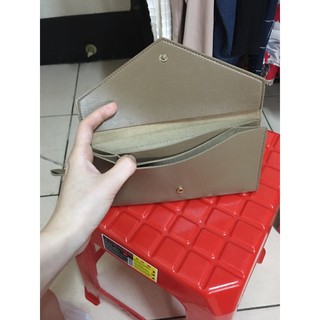 二手皮夾8成新淺咖啡