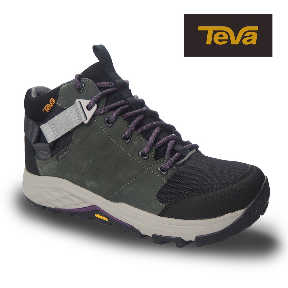 【TEVA】女 Grandview GTX 高筒防水黃金大底郊山鞋/登山鞋-深灰色 (原廠現貨)