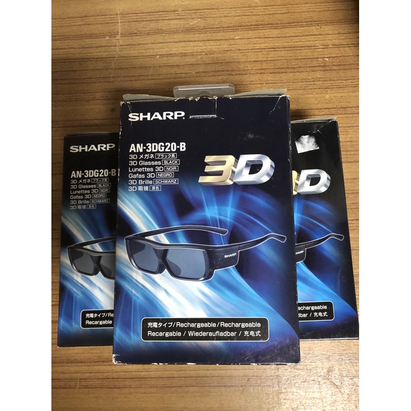 夏普SHARP 3D眼鏡AN-3DG20-B(全新品） | 蝦皮購物