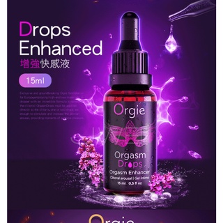 巧薇 & 葡萄牙Orgie．Orgasm Drops Enhanced蜜豆傲感增強液-15ml