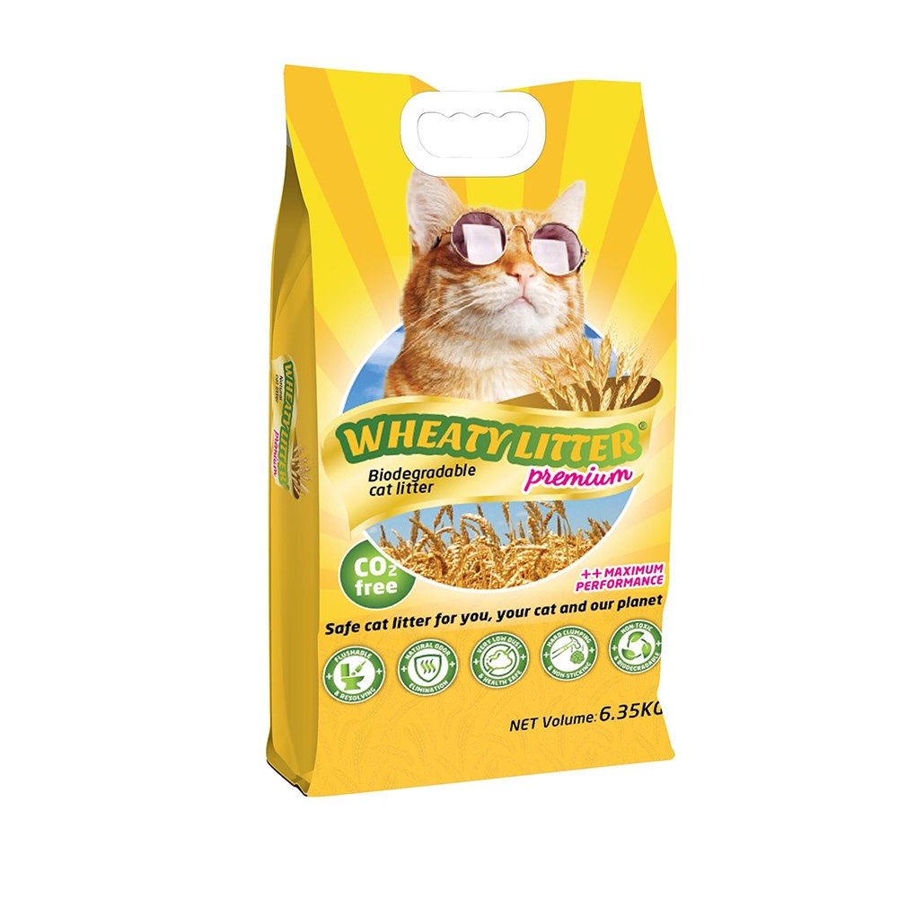 【悠懶貓】Wheaty litter偉禮特 / 頂級環保小麥凝結貓砂