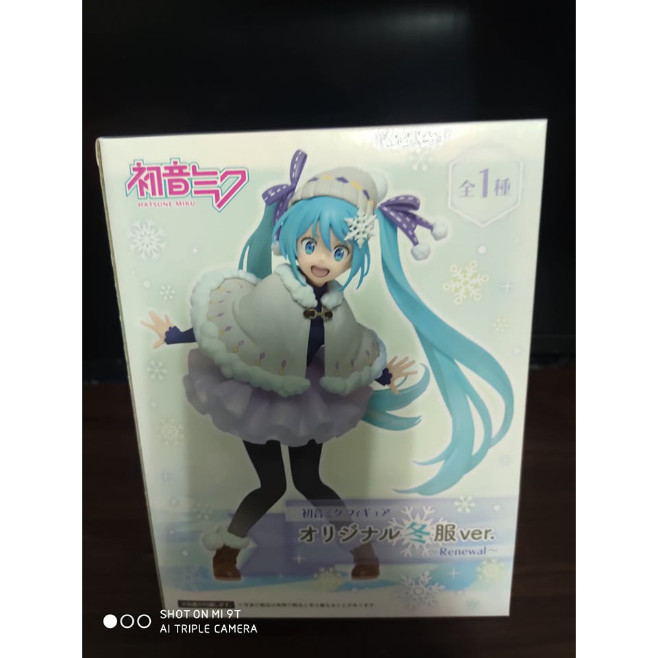 周邊 日空版景品公仔taito 景品初音未來初音冬服冬服ver 原創冬服renewal 蝦皮購物