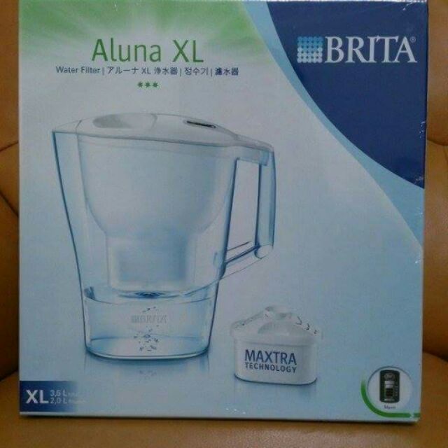 德國 正品BRITA 3.5公升 Aluna XL愛奴娜透視型濾水壺+濾心1個 全新