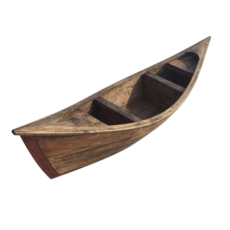 烏篷船 仿古船 木船 仿古道具木船裝飾小木船景觀裝飾木船公園觀光手劃船舞臺貢多拉船