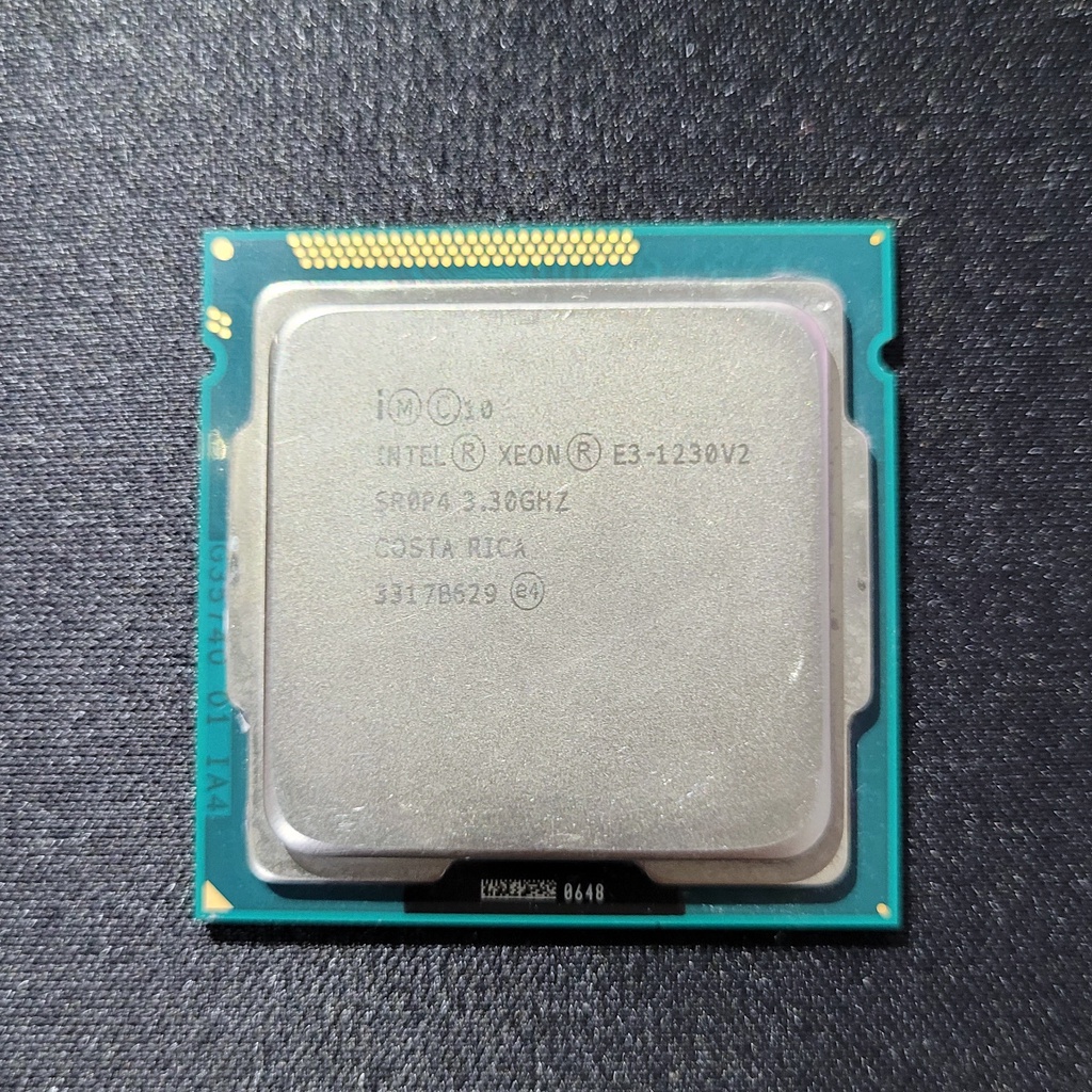 Intel Xeon E3-1230 V2 4C8T Ivy Bridge CPU 處理器 1155腳位