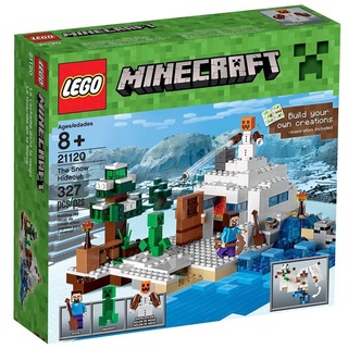 嫚妮美國代購 創世神樂高lego Minecraft 雪山 蝦皮購物