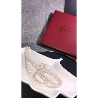 ✨🌙珍珠禮盒🎁母情節最佳禮物珍珠項鍊手鏈耳環一次擁有❤️