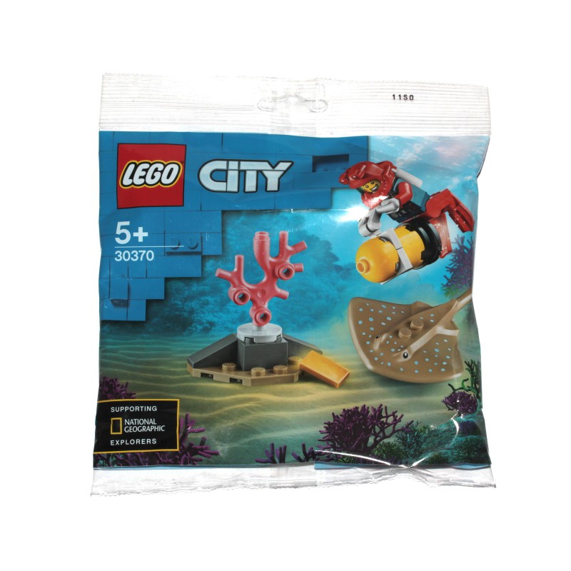 樂高人偶王 LEGO 經典城市系列#30370 潛水員 polybag