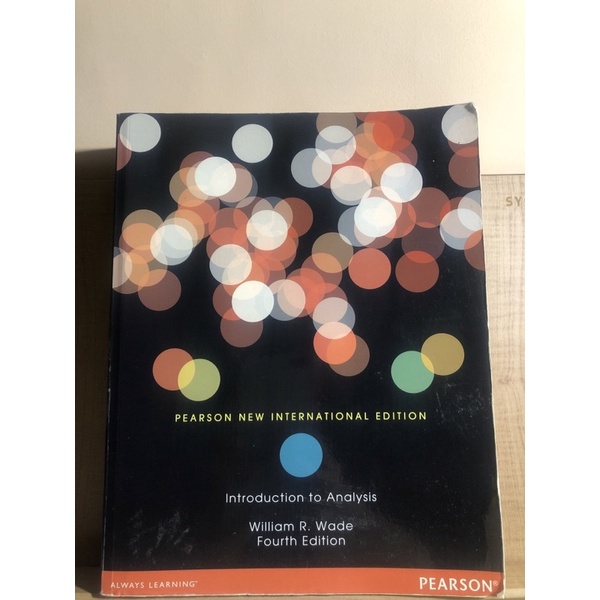 Introduction to Analysis (PNIE) 4/e