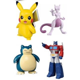TAKARA TOMY Metacolle 寶可夢 神奇寶貝 超夢 皮卡丘 卡比獸 變形金剛 柯博文 合金人形 公仔