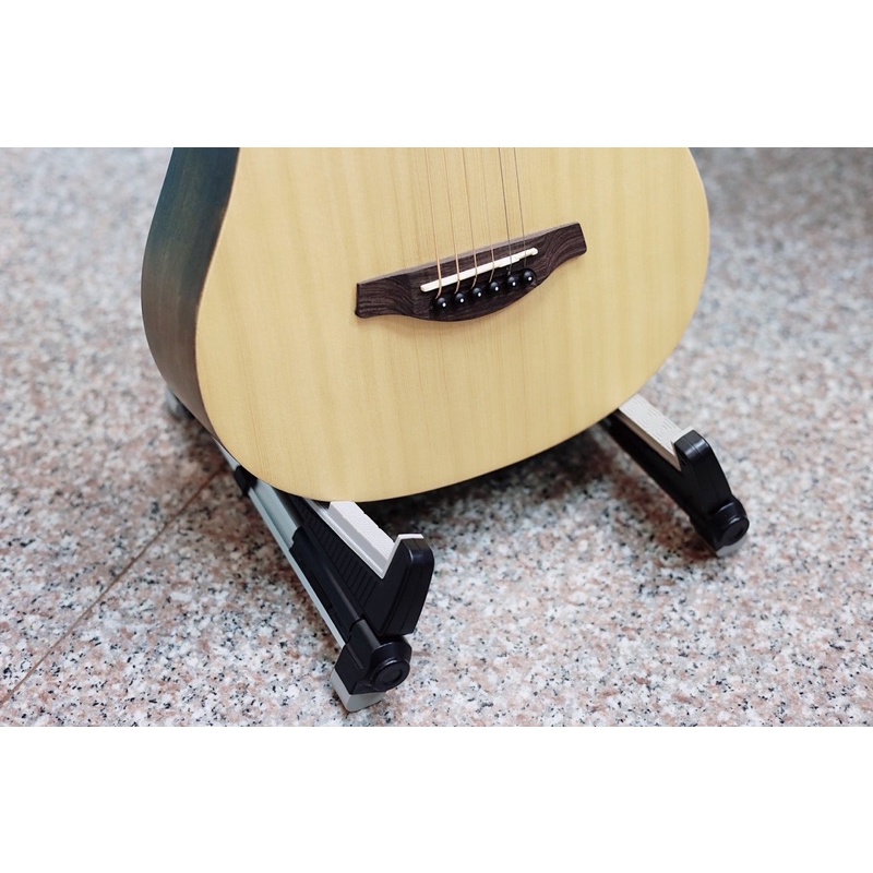 全新alpha AT-18sv銀色折疊式攜帶型鋁合金吉他架通用型穩固防滑吉他烏克麗麗電吉他貝斯適用爵士貓音樂工作室