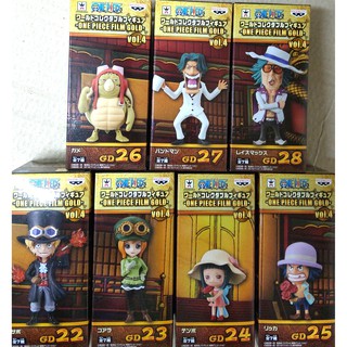 *不挑盒況 現貨* 日版金證 WCF GOLD VOL 4 大全一套七款 劇場版 電影版 海賊王 薩波 可亞拉 公仔