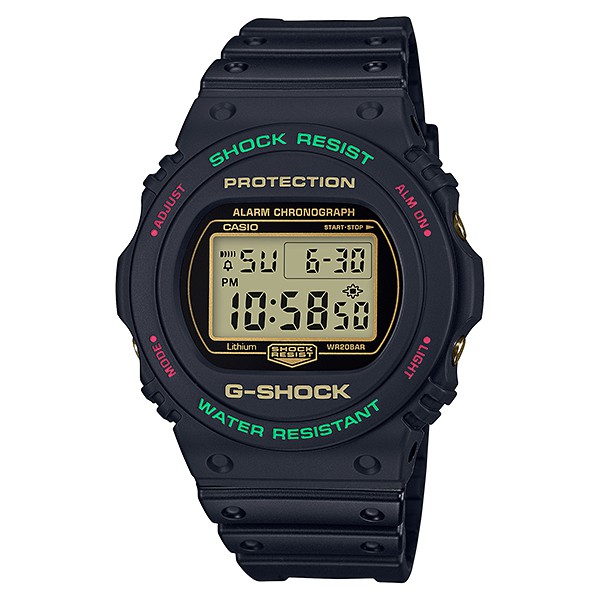 CASIO卡西歐 G-SHOCK DW-5700TH-1(DW-5700TH-1DR) 防水手錶