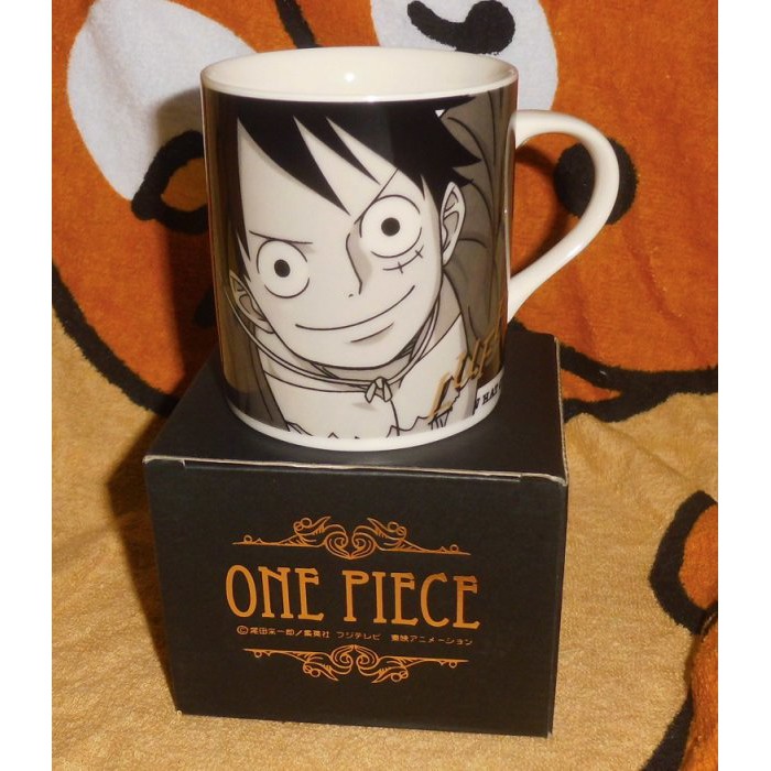 日版 限量 One Piece Mug Cup航海王 海賊王 日本製 魯夫luffy造型 陶瓷馬克杯 蝦皮購物