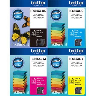 [伍告讚]含稅 原廠 Brother LC669XL LC665XL 全新原廠墨水匣 669 665 669XL