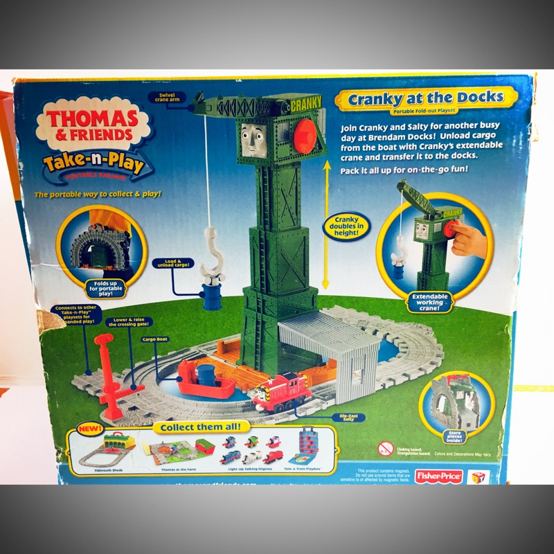 湯瑪士拖吊車遊戲組 正版 （二手）THOMAS&amp;FRIENDS TOMY TOMICA