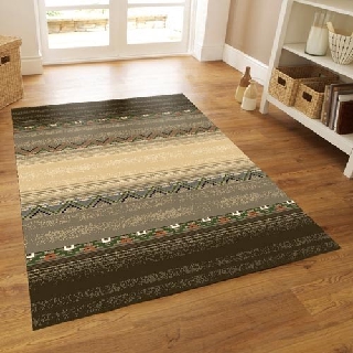 【范登伯格】 莫爾 玩味時尚地毯 鄉野棕 133x190cm