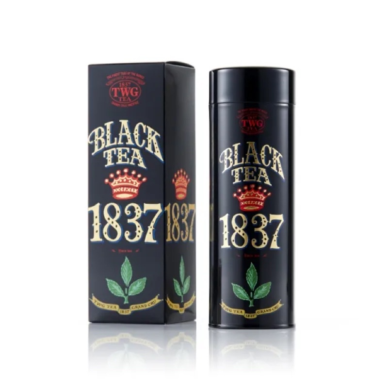 【TWG Tea】頂級訂製茗茶 1837黑茶 100g/罐(1837 Black Tea;黑茶)