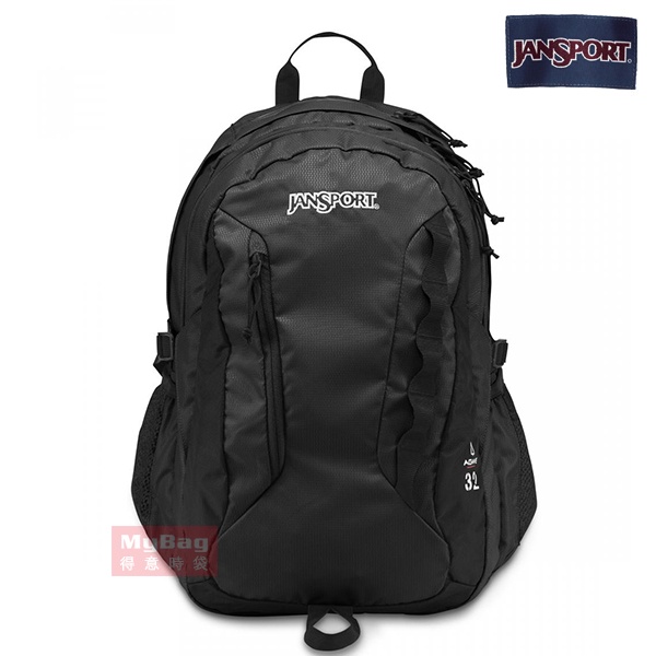 JANSPORT 後背包 電腦後背包 網袋設計可放水壺 43039 得意時袋